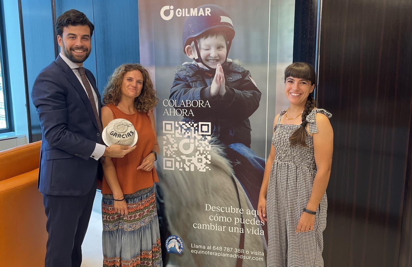 Equinoterapia Madrid Sur agradece a GILMAR la donación