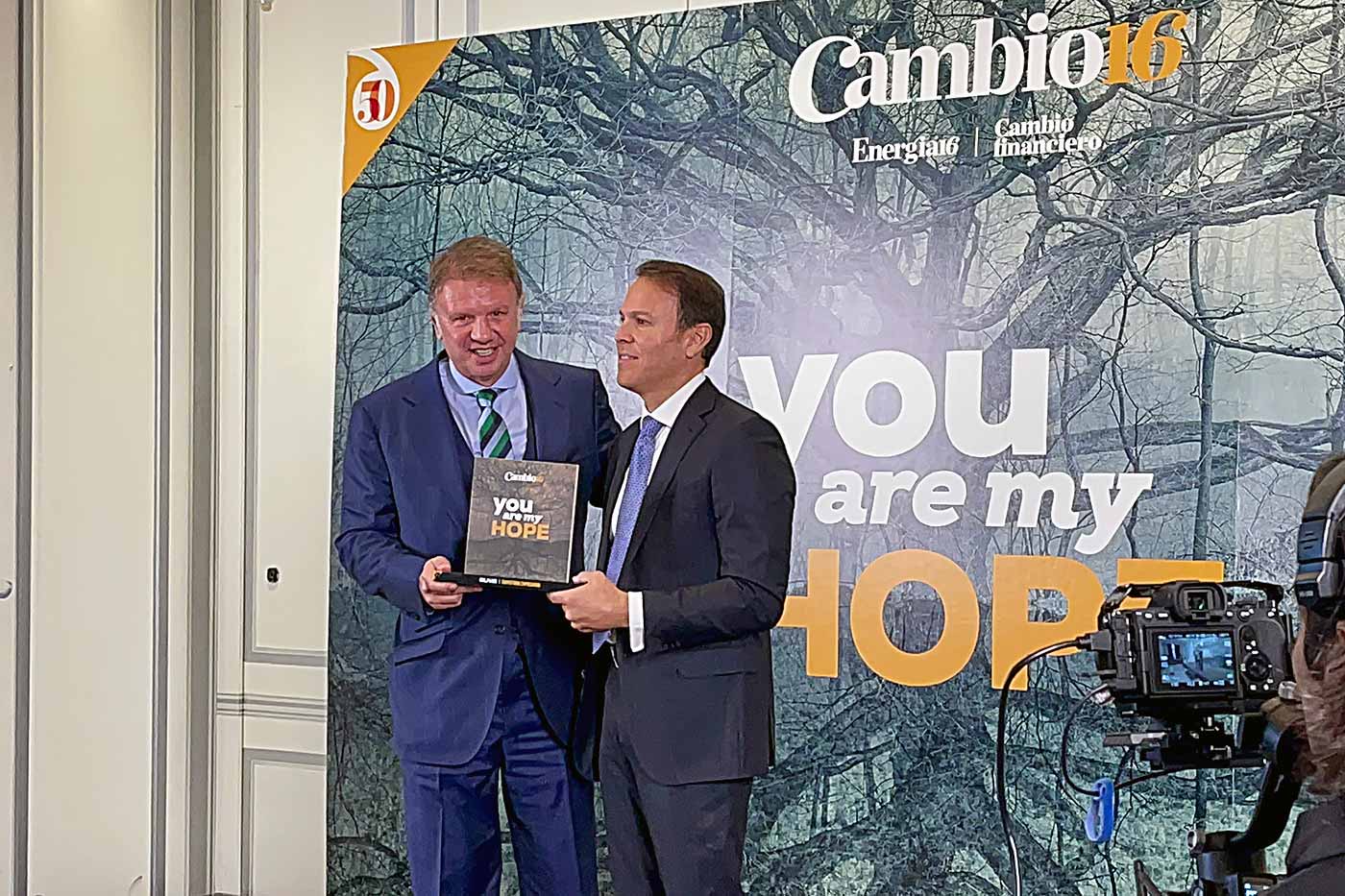 GILMAR recibe el Premio Cambio 16 a la trayectoria empresarial
