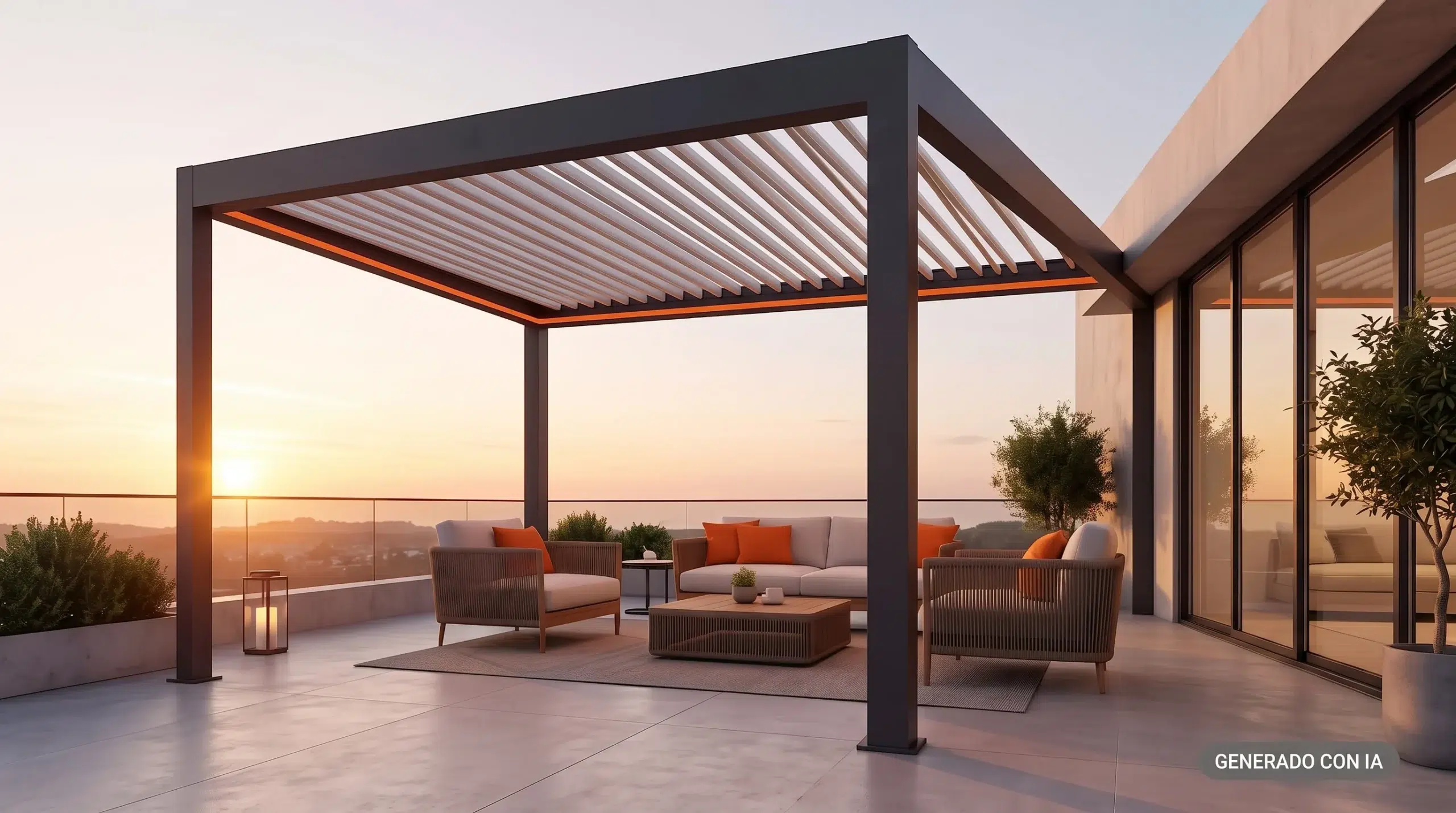 Cómo elegir una pérgola bioclimática para una terraza