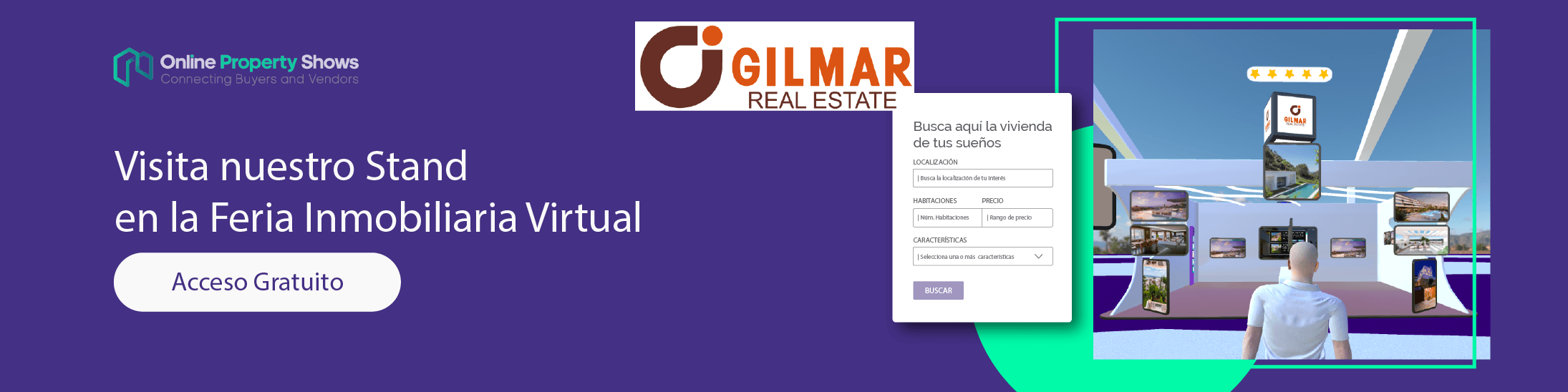 gilmar acude a la primera feria virtual costas españolas de obra nueva