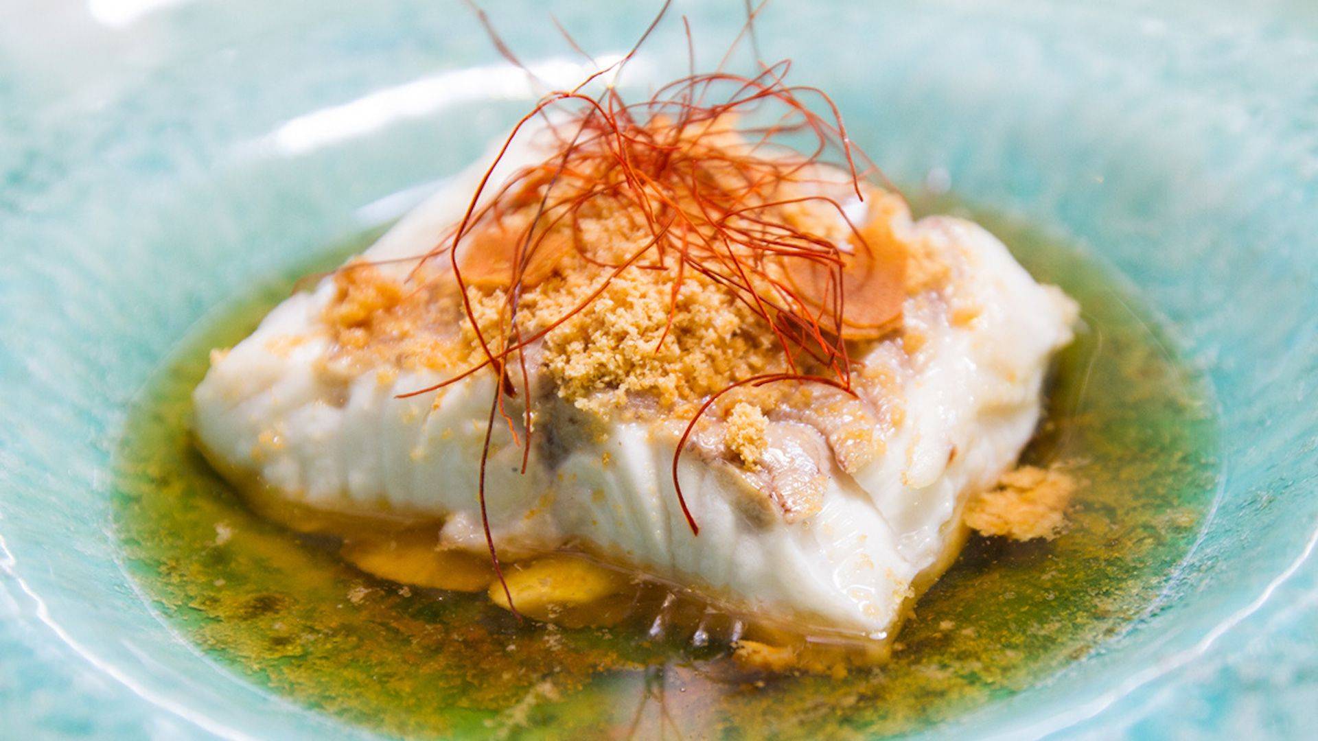 plato de pescado del Restaurante Jose Carlos Garcia de Málaga