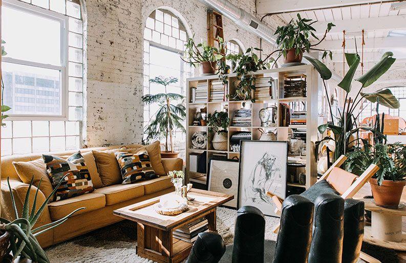 Decoración de interiores con estilo Boho-Chic