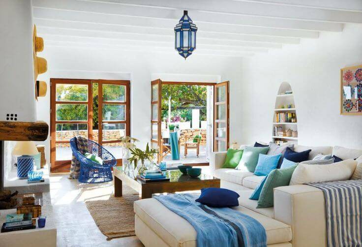 Decoración de interiores con estilo Mediterráneo