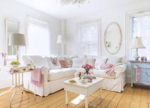 Decoración de interiores con estilo Shabby Chic