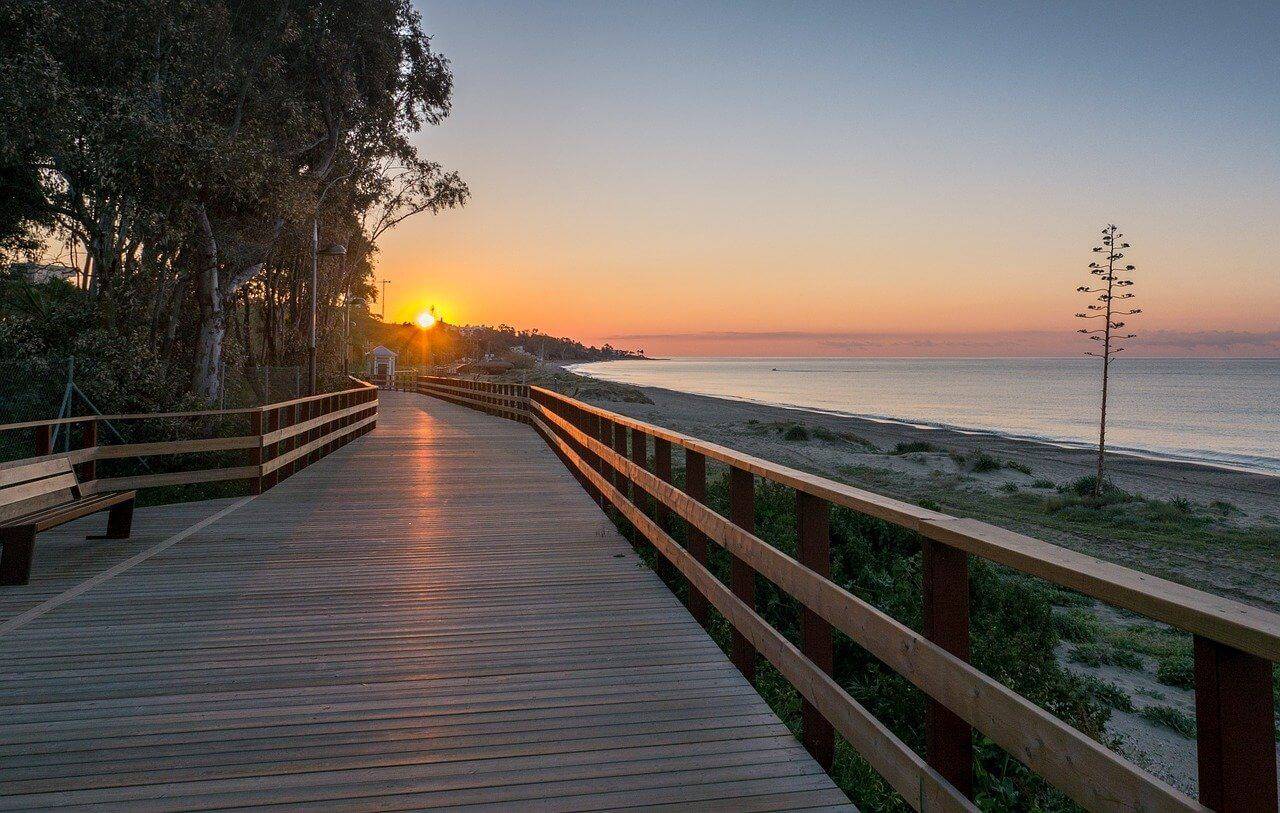 Atardecer en Marbella