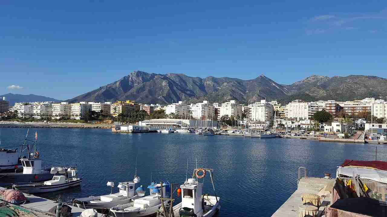 Puerto de Marbella en invierno